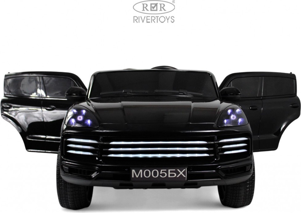 Детский автомобиль RiverToys М005БХ (черный глянец) — фото 4