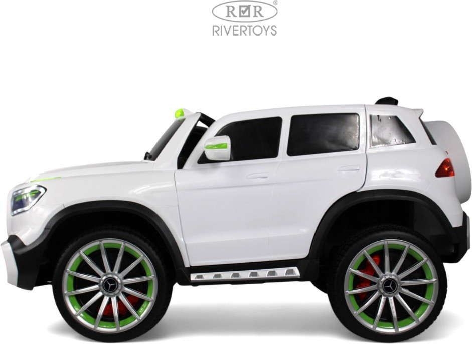 Детский автомобиль RiverToys М007БХ (белый) — фото 4