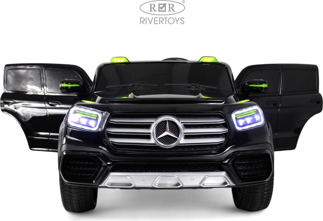 Детский автомобиль RiverToys М007БХ (черный глянец) — фото 6