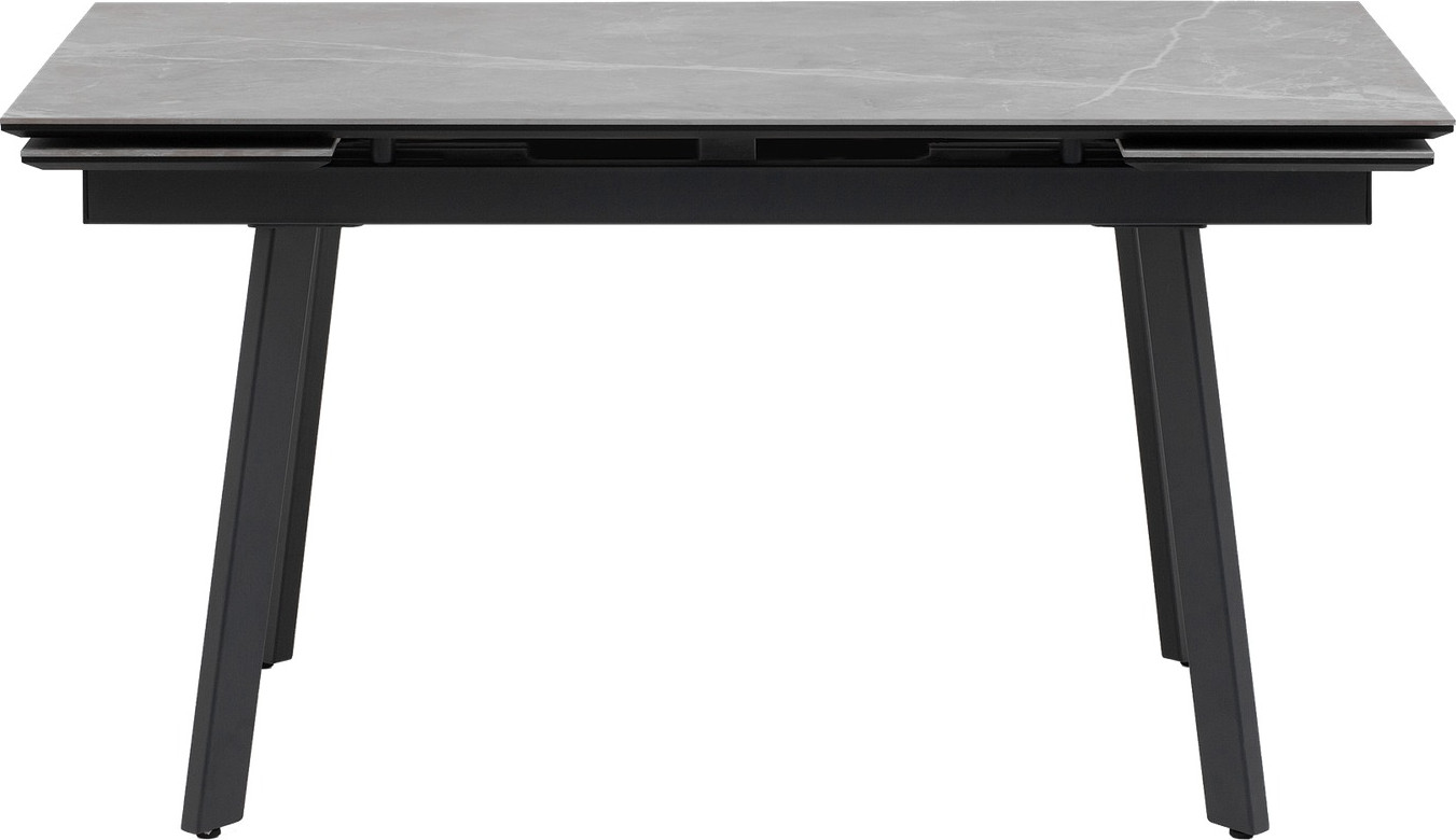 Обеденный стол Stool Group Тайл 140-200x85x75 (керамика Larka Grey/антрацит) — фото 2
