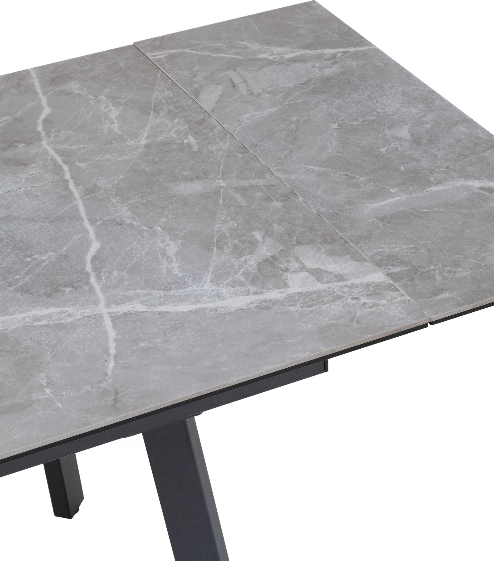 Обеденный стол Stool Group Тайл 140-200x85x75 (керамика Larka Grey/антрацит) — фото 6