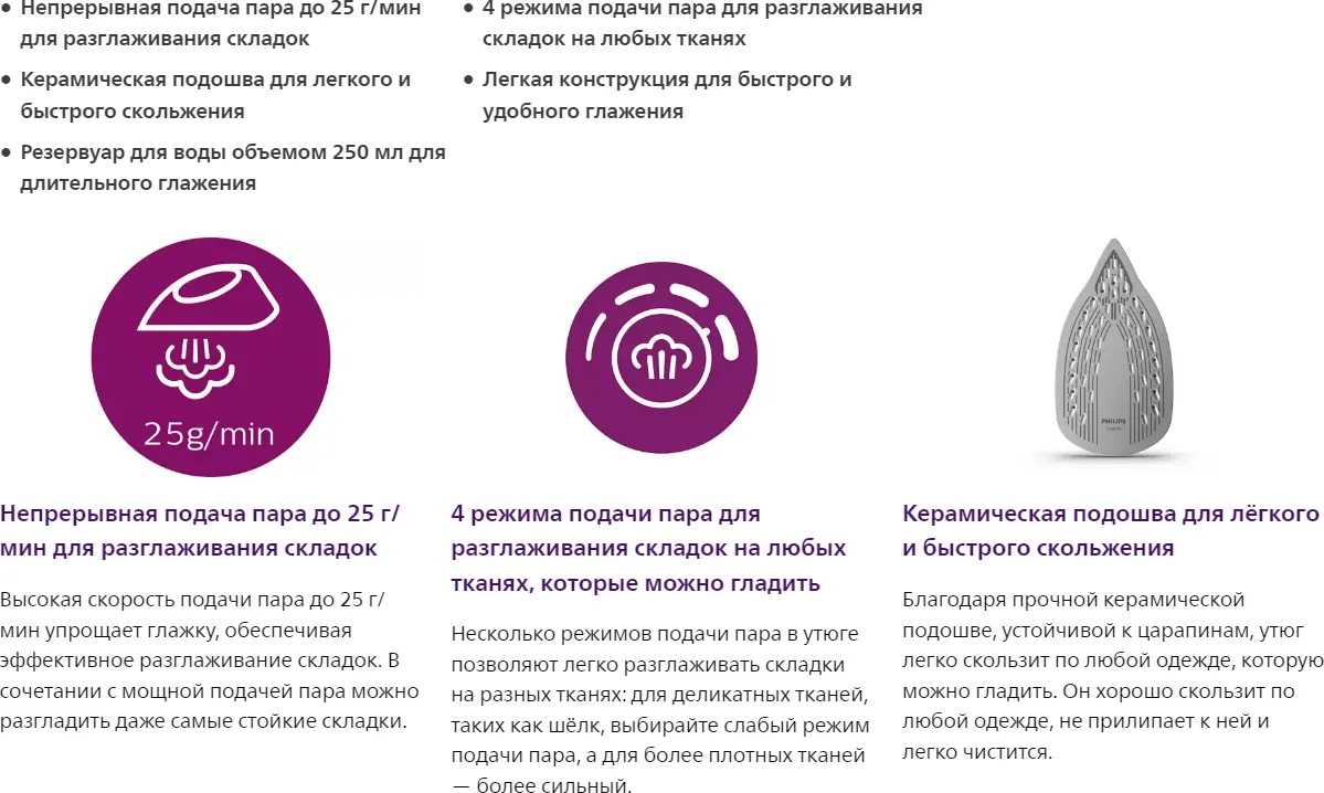 Утюг Philips DST2020/80 — фото 6