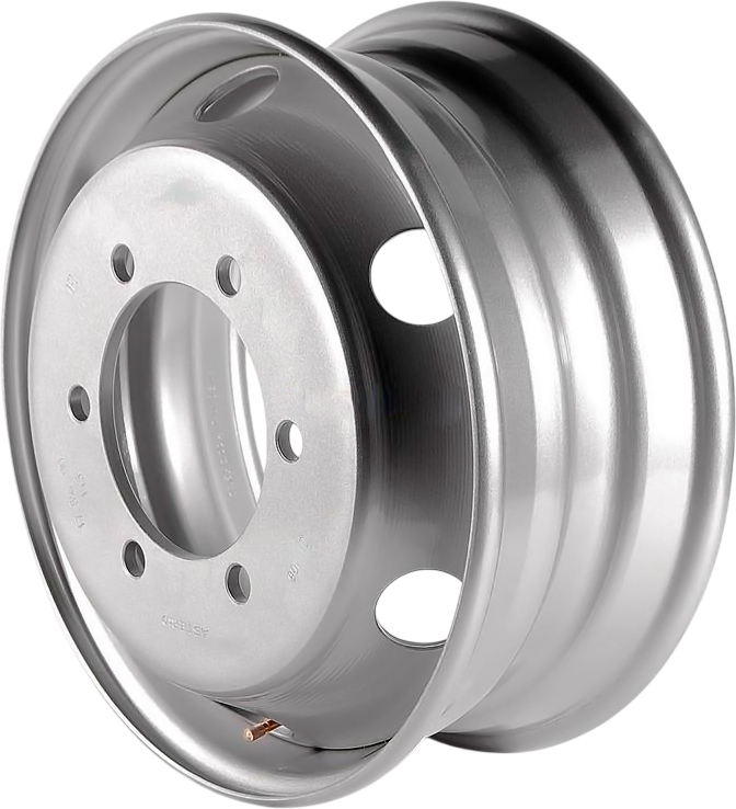 Штампованный диск Asterro M18DS32 (1711D) 17.5x6.75" 6x205мм DIA 161мм ET 122мм Silver