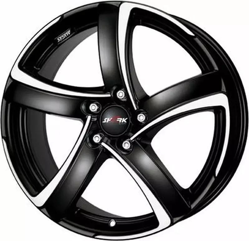 Литой диск Alutec Shark 17x7.5" 5x100мм DIA 63.3мм ET 35мм (Racing Black Frontpolished)