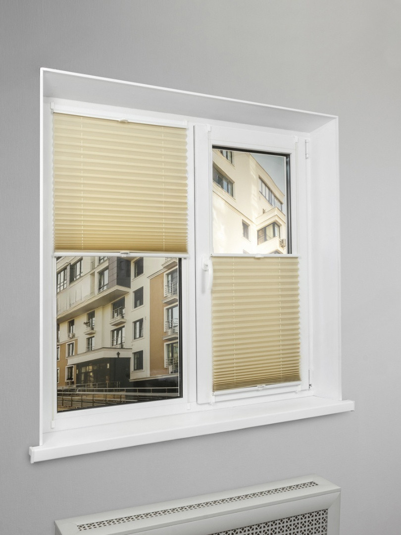 Штора-плиссе Lm Decor PK 250-05 78х160 (бежевый)