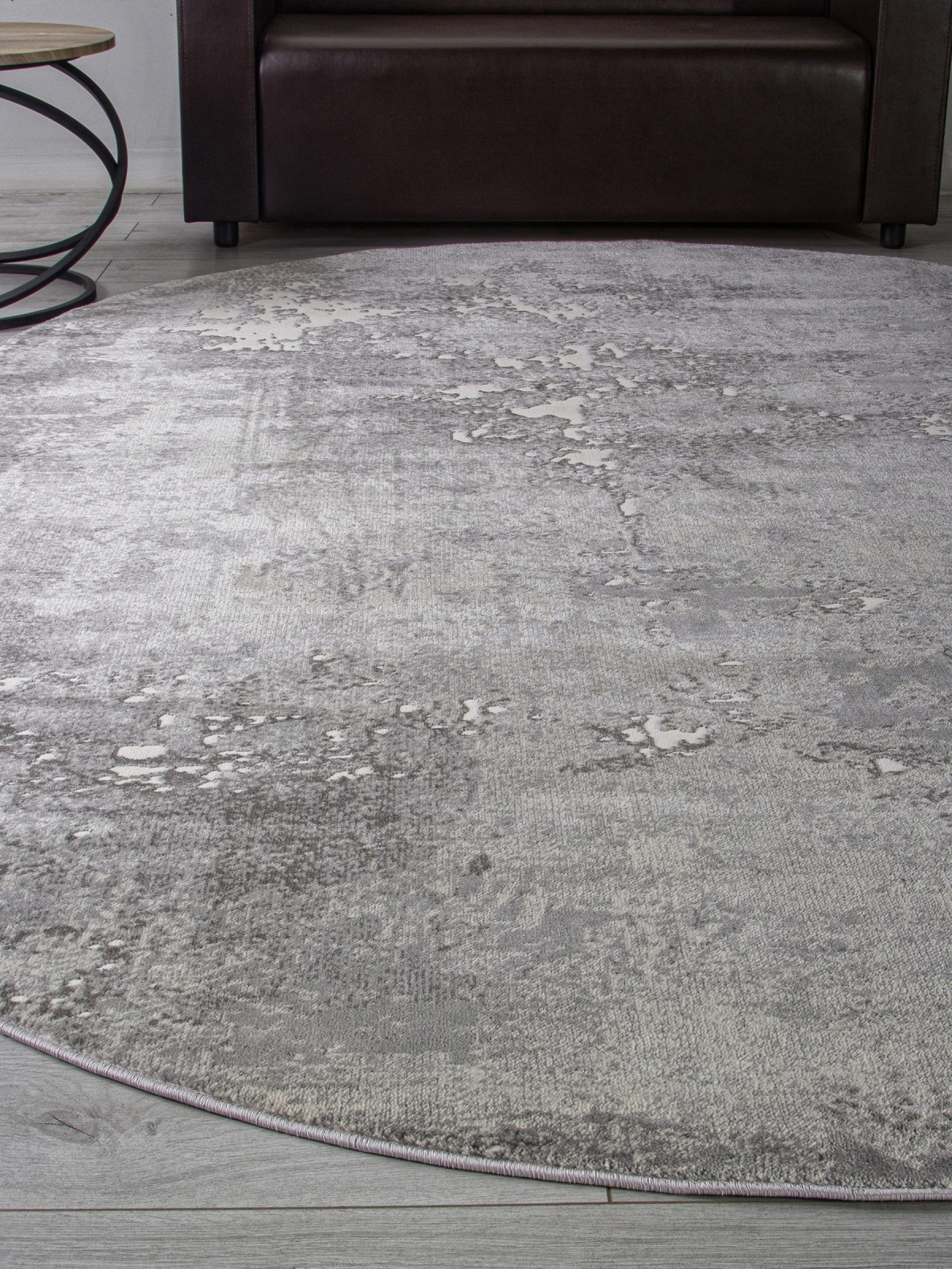 Коврик Merinos Atlantis D996-OVAL-LIGHT GRAY (1.2x1.7) — фото 6
