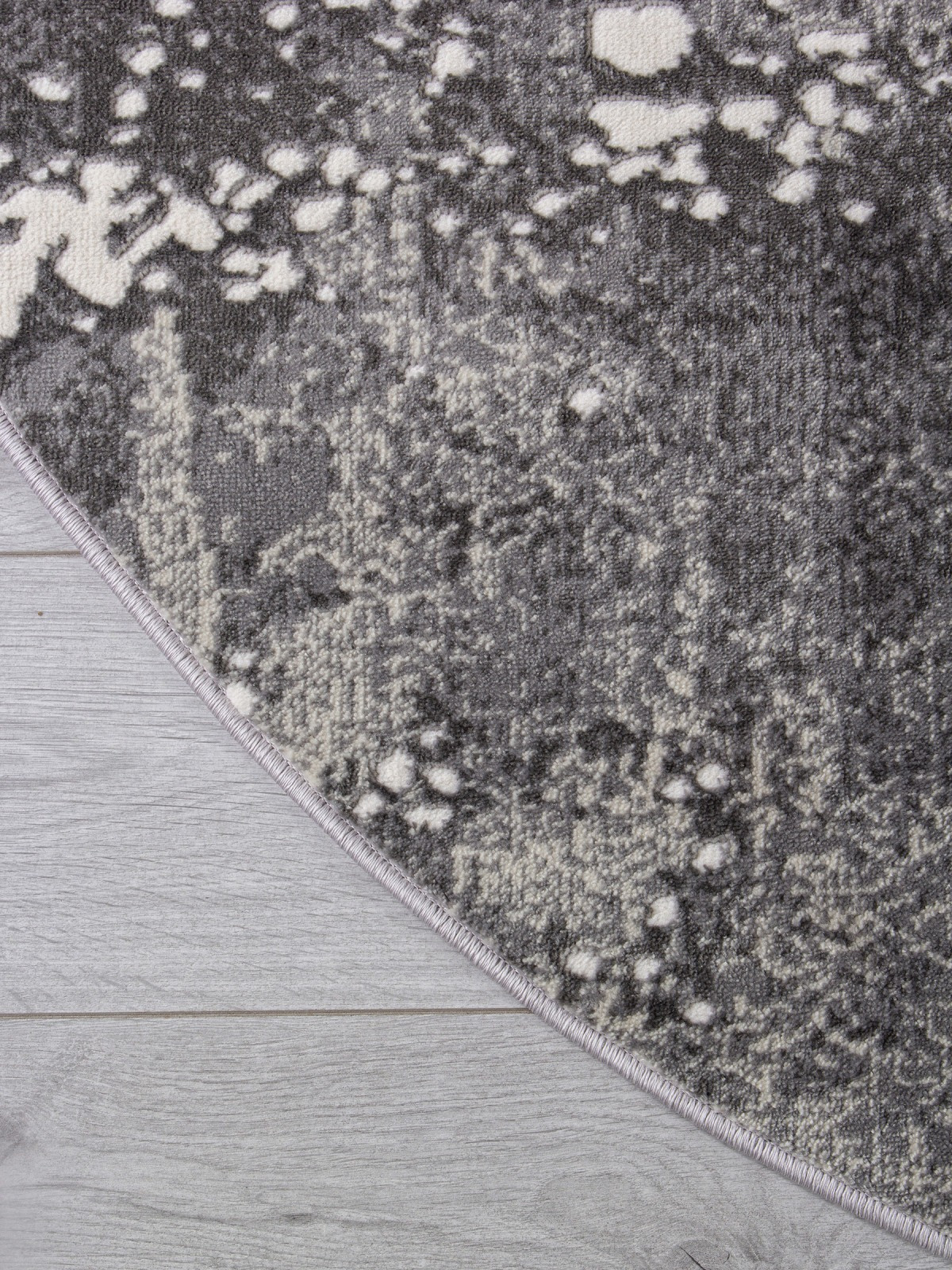 Коврик Merinos Atlantis D996-OVAL-LIGHT GRAY (1.2x1.7) — фото 2