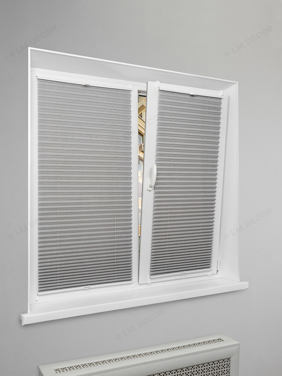 Штора-плиссе Lm Decor PK 260-05 34х160 (серый)