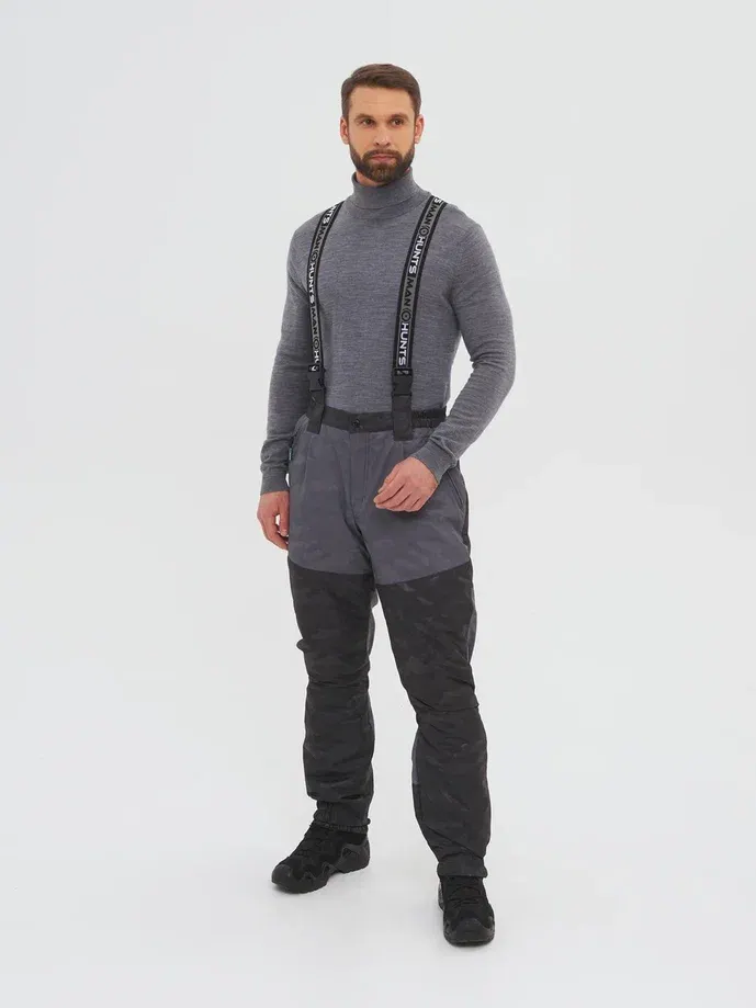 Костюм для охоты и рыбалки Huntsman Горка Люкс -10°C Серый Breathable (р.52-54/170-176) — фото 3