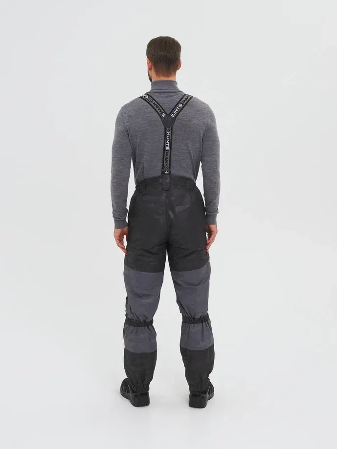Костюм для охоты и рыбалки Huntsman Горка Люкс -10°C Серый Breathable (р.60-62/182-188) — фото 4