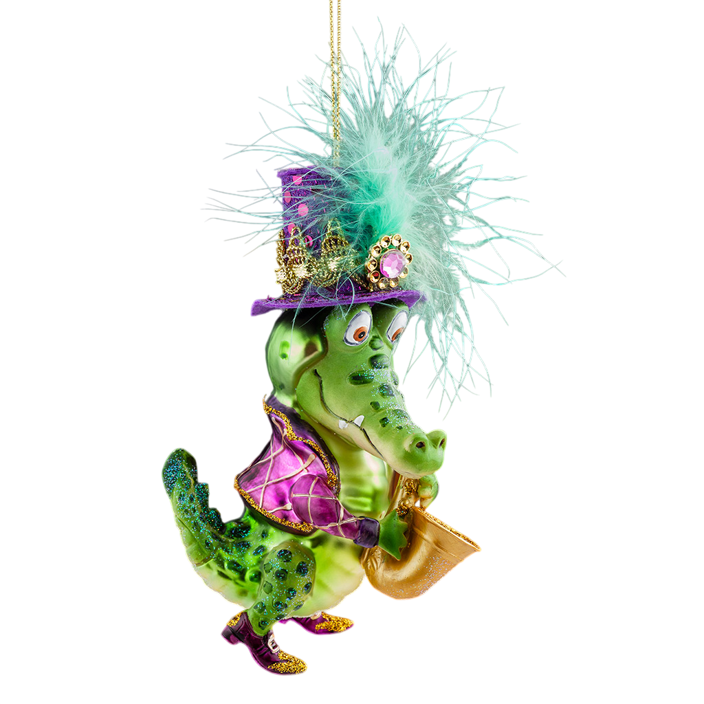 Елочная игрушка Erich Krause Decor. Кроко саксофонист / 50978