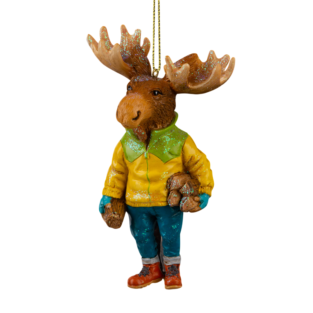 Елочная игрушка Erich Krause Decor. Лось с дровами / 64480