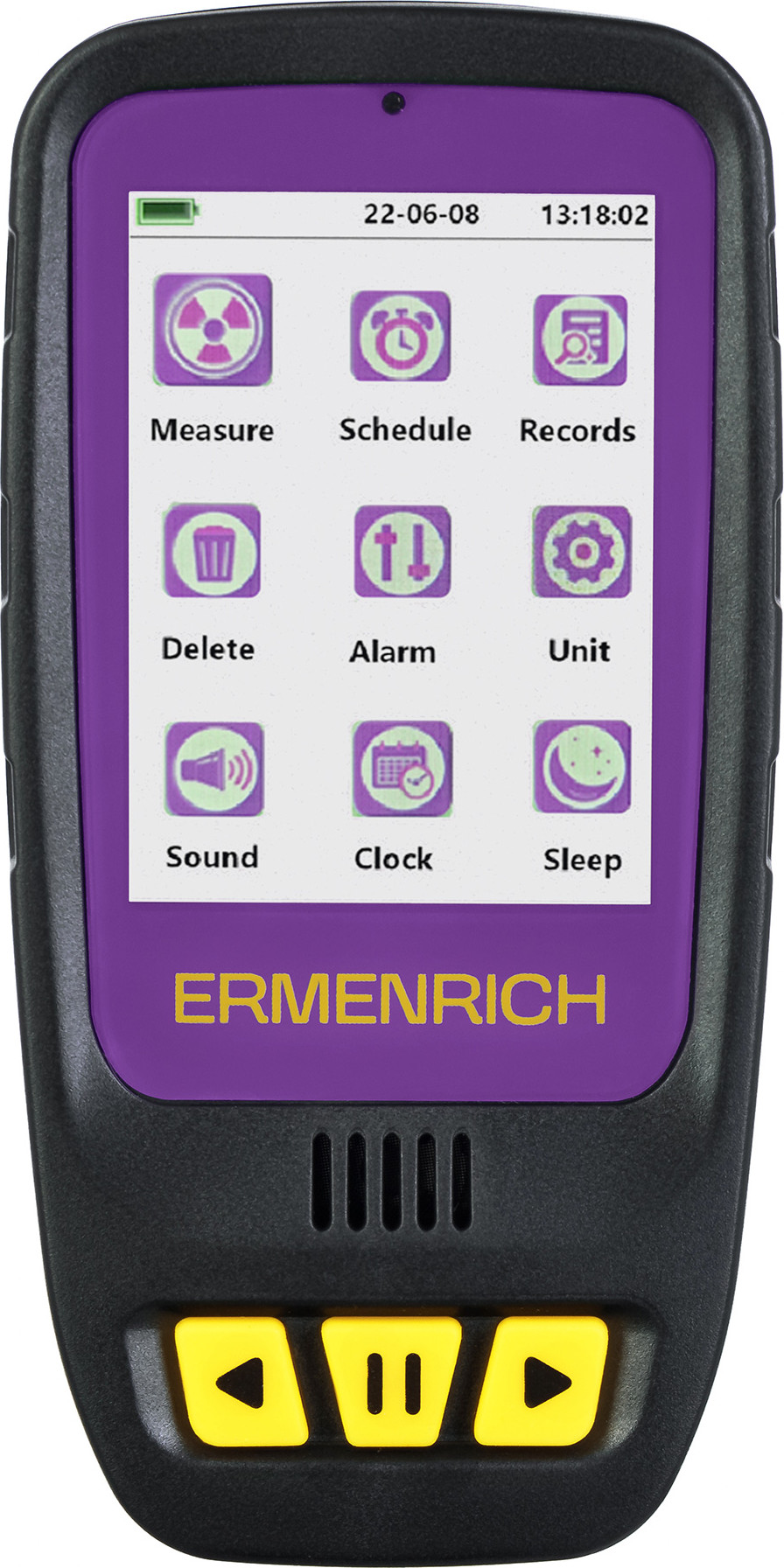 Дозиметр Ermenrich Ping RD40 / 84640 (фиолетовый/черный)