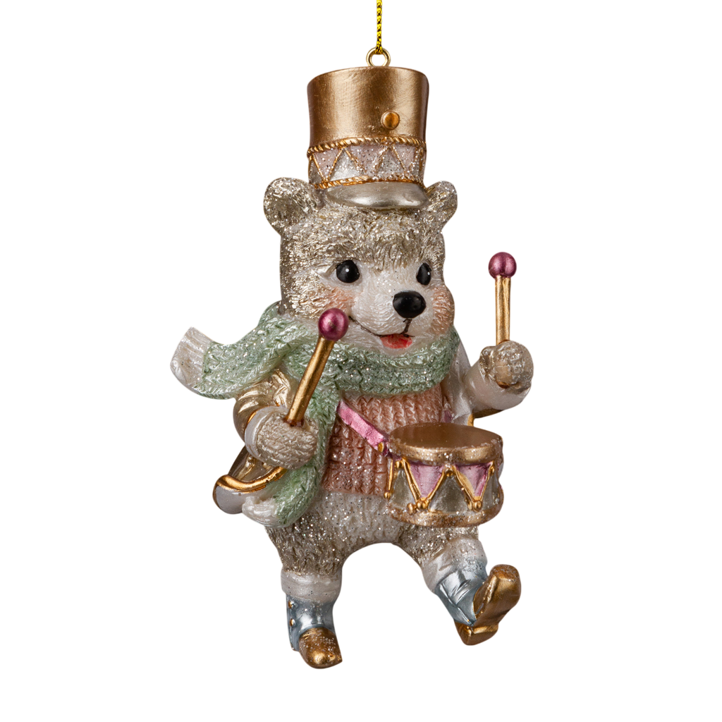 Елочная игрушка Erich Krause Decor. Мишка с барабаном / 64486