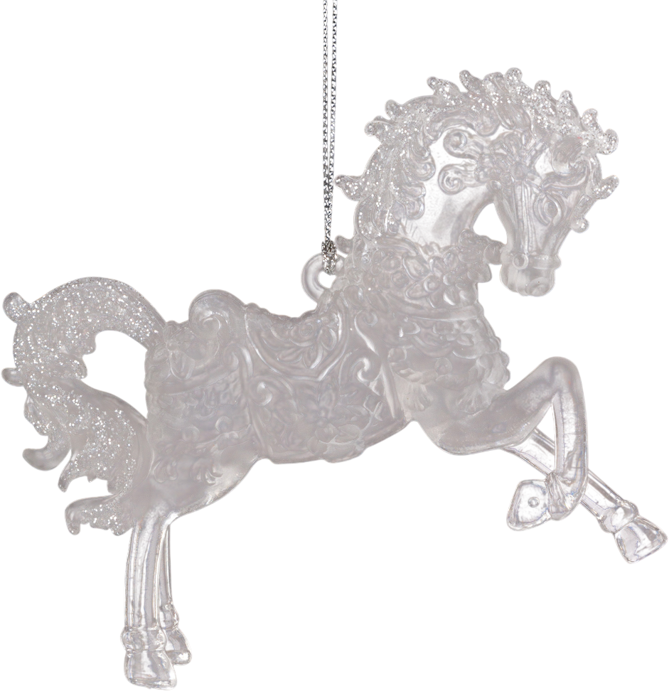 Елочная игрушка Erich Krause Decor. Конь ледяной / 64393