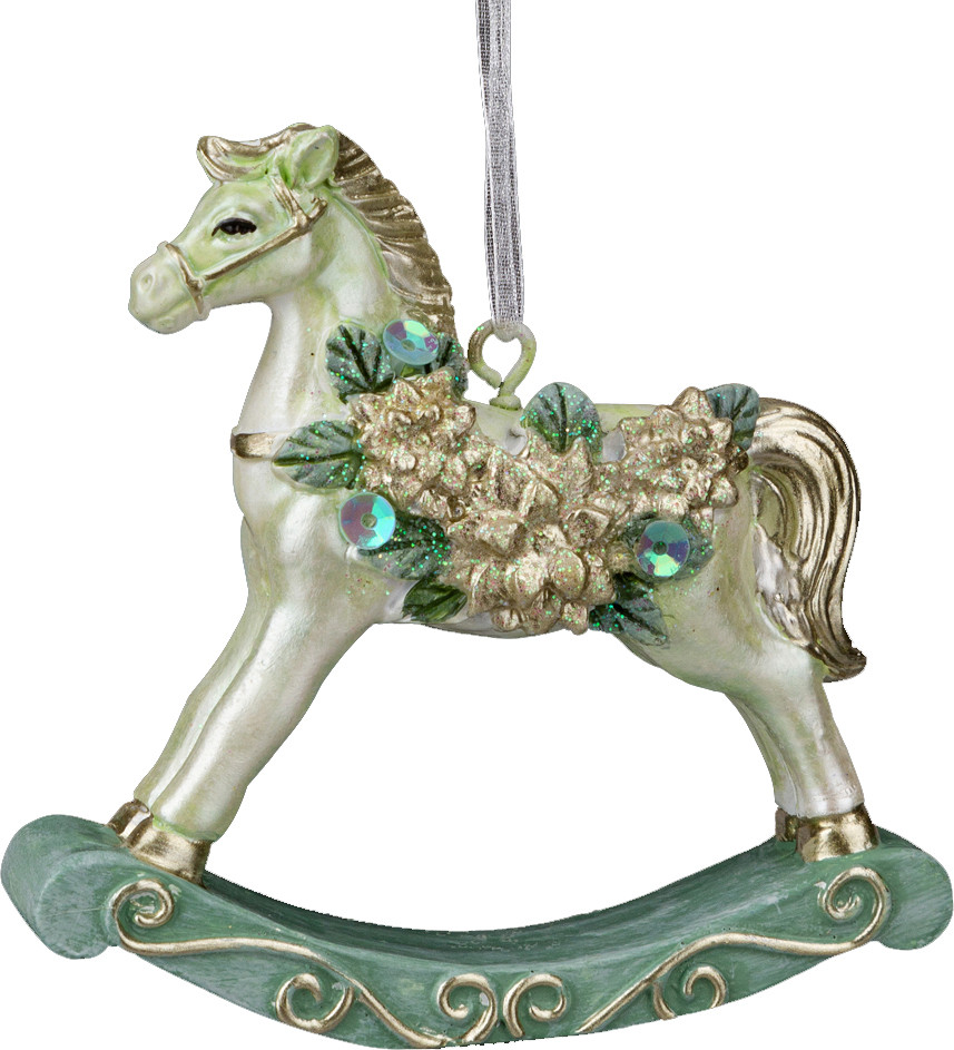 Елочная игрушка Erich Krause Decor. Лошадка-качалка / 64522