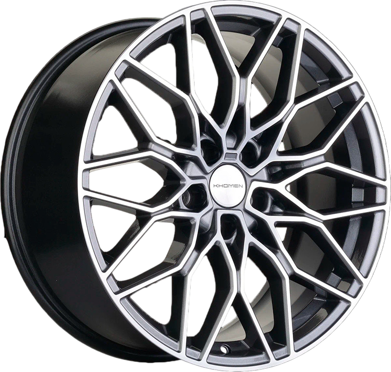 Литой диск Khomen KHW1902 BMW Rear 19x9.5" 5x112мм DIA 66.6мм ET 40мм (Gray FP)