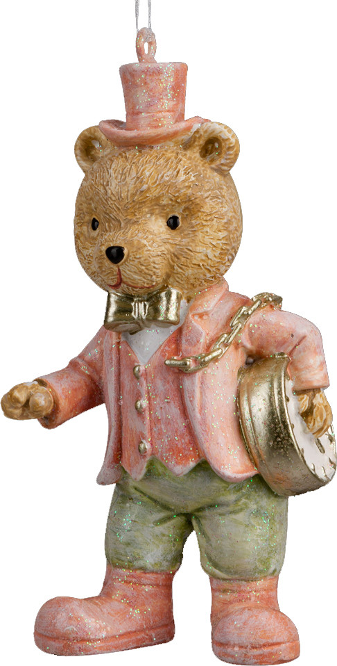 Елочная игрушка Erich Krause Decor. Медведь с часами / 64539