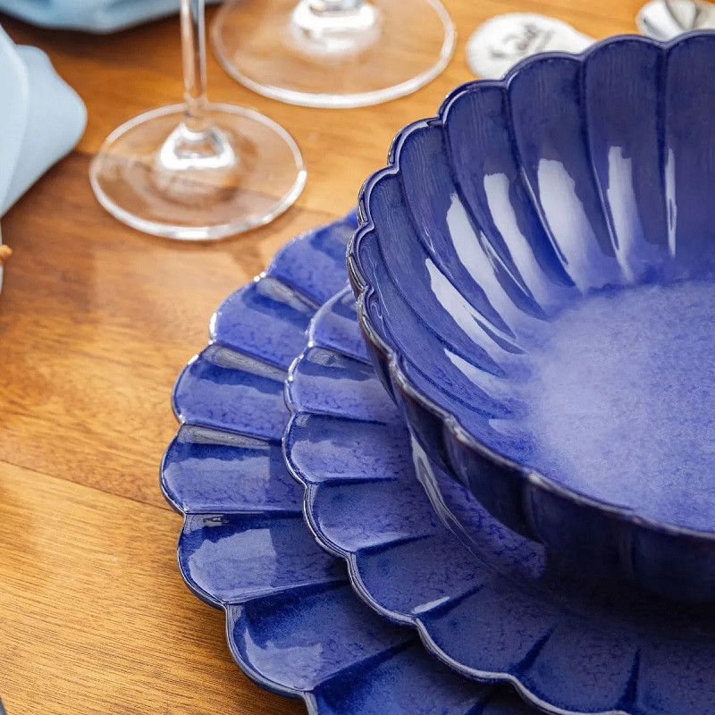 Тарелка столовая обеденная Oxford Flora Amor Perfeito / 152437 — фото 5