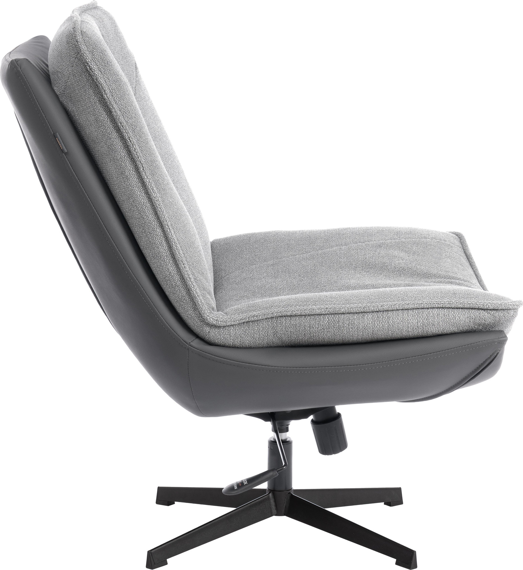 Кресло мягкое Tetchair Cosmo (светло-серый/графит) — фото 3