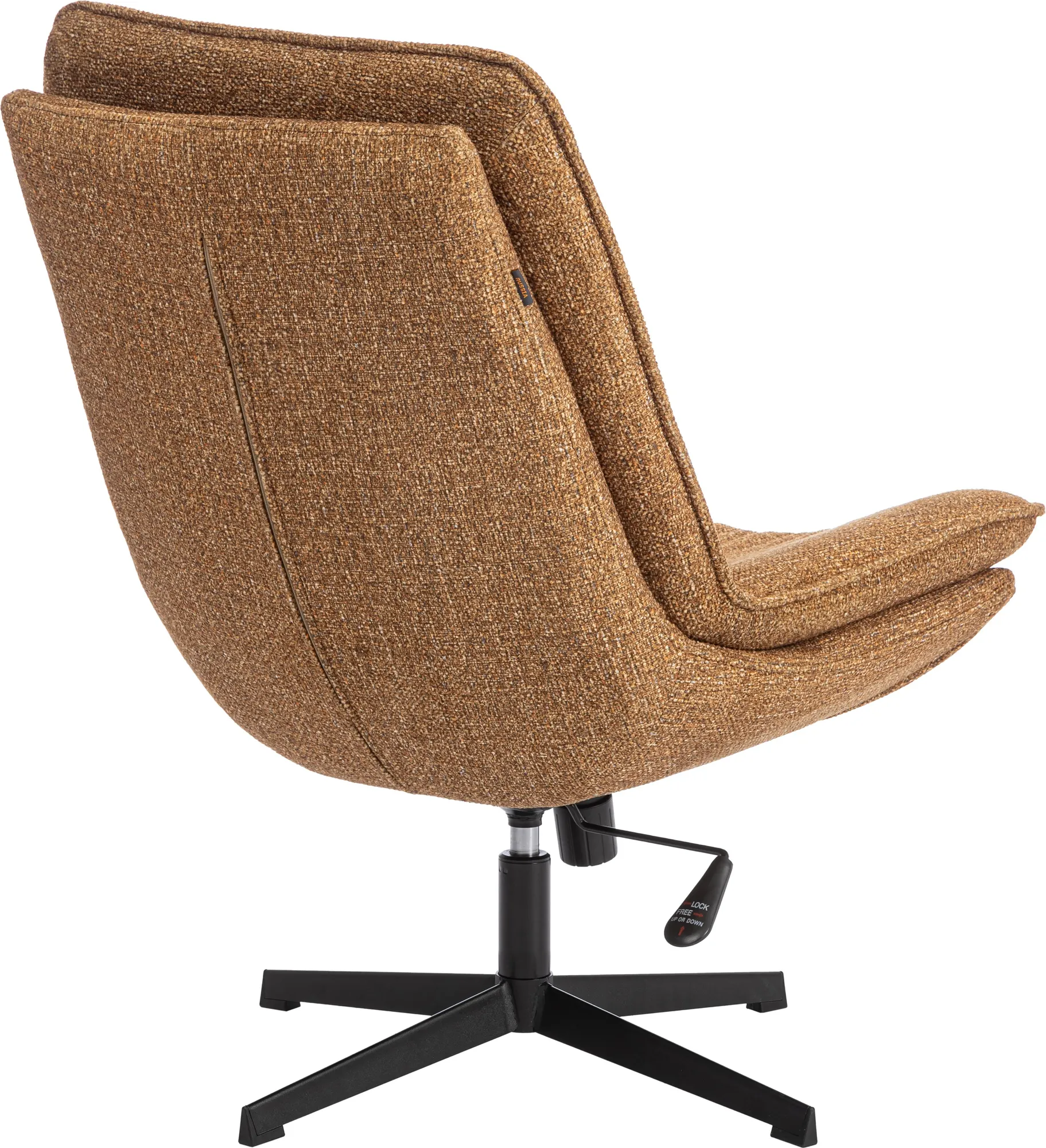 Кресло мягкое Tetchair Cosmo (велюр/букле, VT shape amber) — фото 4