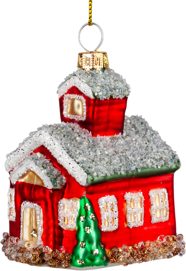 Елочная игрушка Erich Krause Decor. Рождественский домик / 64420