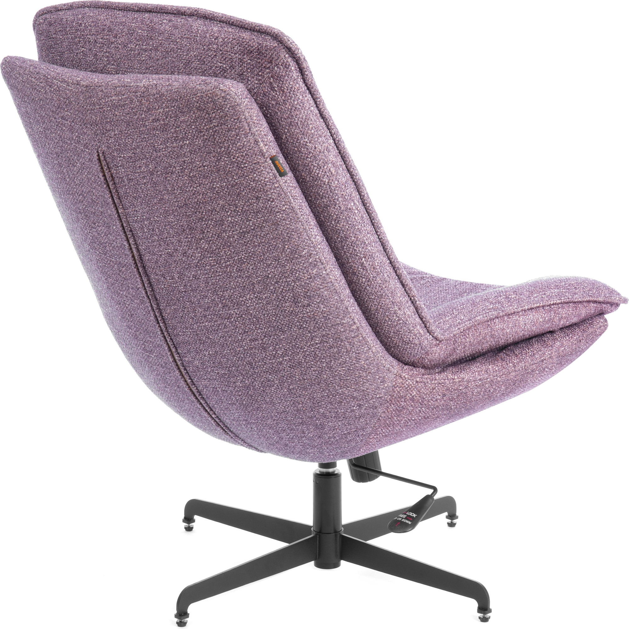 Кресло мягкое Tetchair Cosmo (велюр/букле, VT shape wood rose) — фото 4