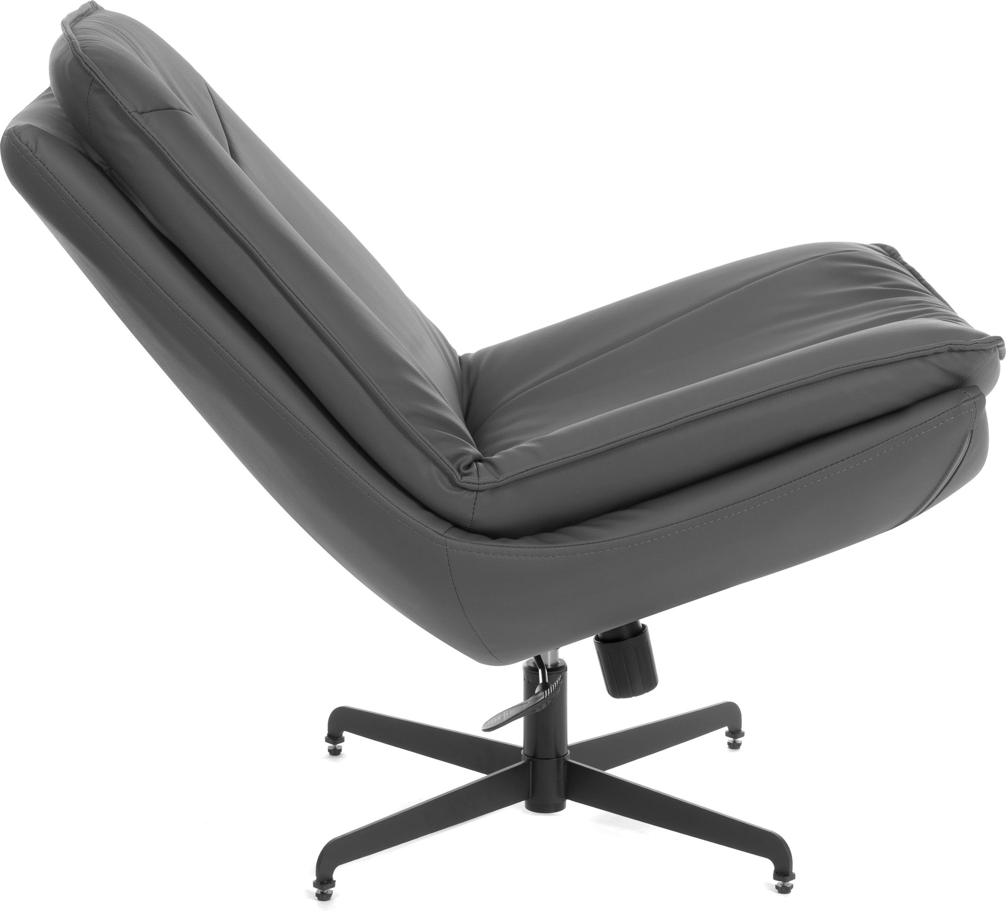 Кресло мягкое Tetchair Cosmo экокожа (графит) — фото 3
