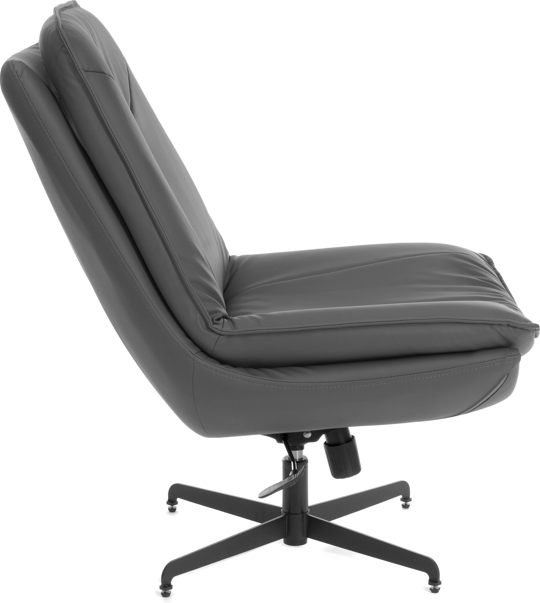 Кресло мягкое Tetchair Cosmo экокожа (графит) — фото 2