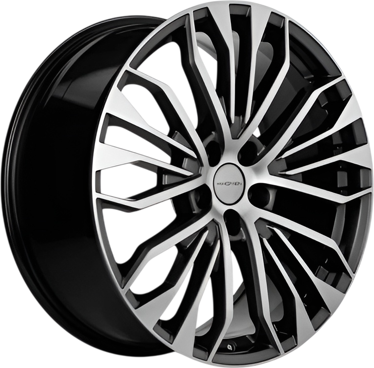 Литой диск Khomen KHW2009 Tugella 20x8.5" 5x108мм DIA 63.4мм ET 46мм (Gray FP)