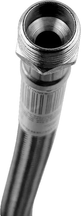 Шланг для насосной станции Maxpump Антивибрационный с коленом 30см 1/4" папа / AB-2000026380016 — фото 6
