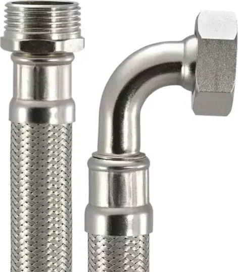 Шланг для насосной станции Maxpump Антивибрационный с коленом 80см / AB-2000026330011 — фото 6