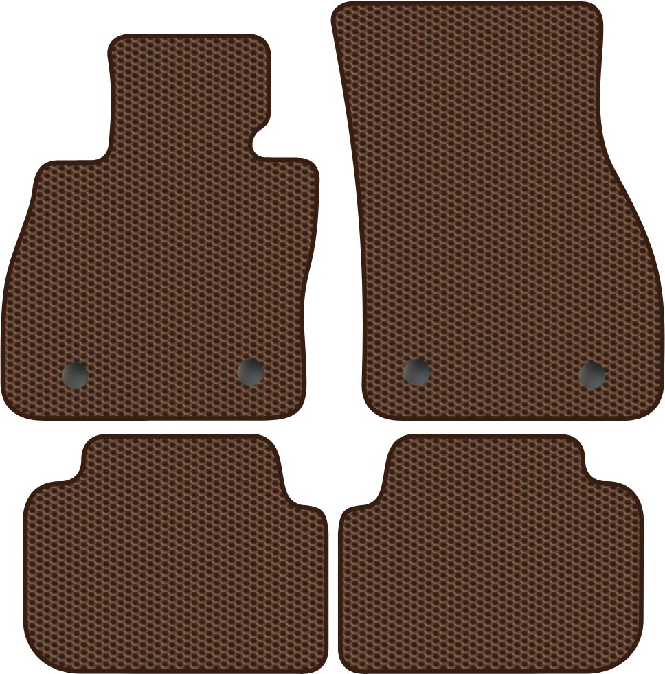 Комплект ковриков для авто Alicosta 0862_1-кор для Mini Clubman II универсал/F54 2015-2019 (EVA соты, коричневый)
