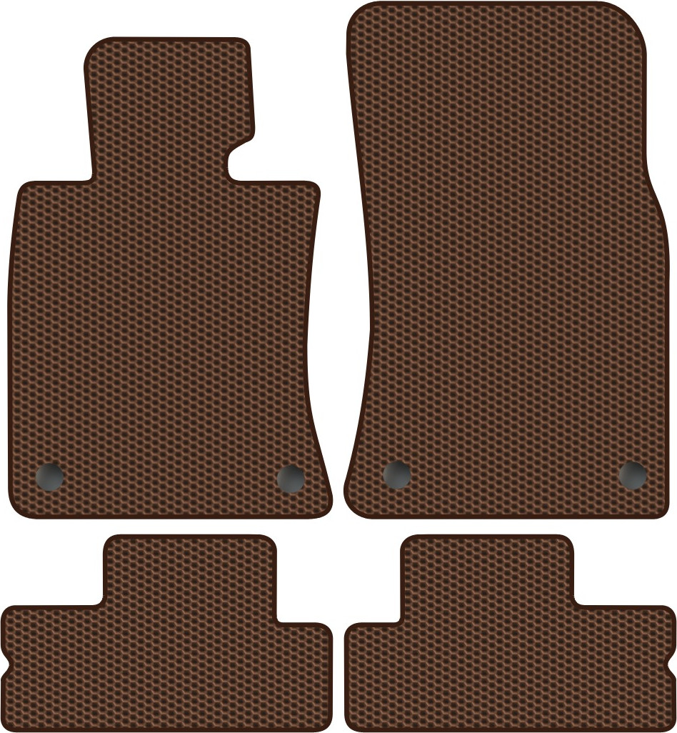 Комплект ковриков для авто Alicosta 2419_1-кор для Mini Hatch II хэтчбек 5 дв/R56 2006-2014 (EVA соты, коричневый)