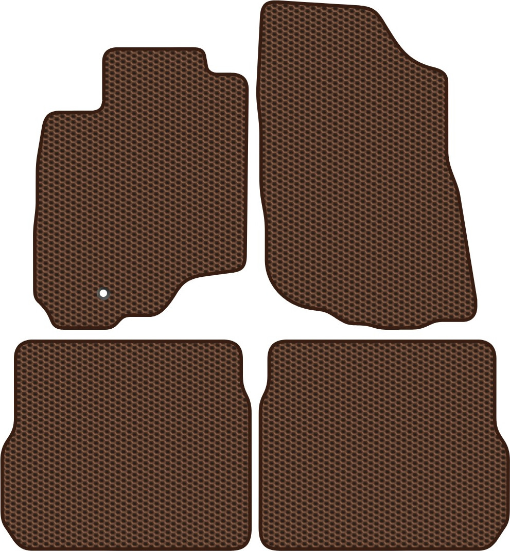 Комплект ковриков для авто Alicosta 0890_1-кор для Mitsubishi Outlander I SUV/CU2W 2002-2009 (EVA соты, коричневый)