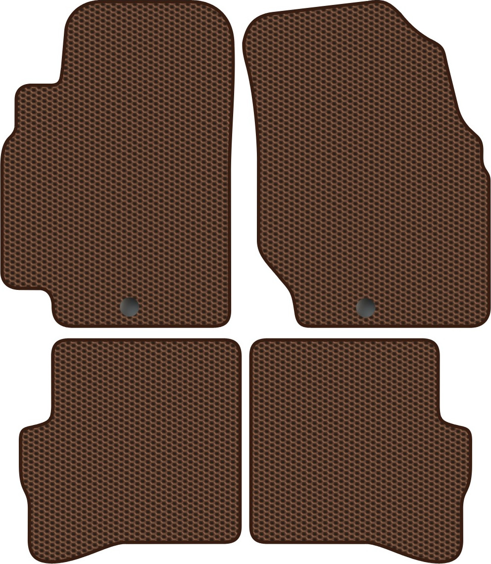 Комплект ковриков для авто Alicosta 0928_1-кор для Nissan Almera Сlassic седан/B10 2006-2012 (EVA соты, коричневый)