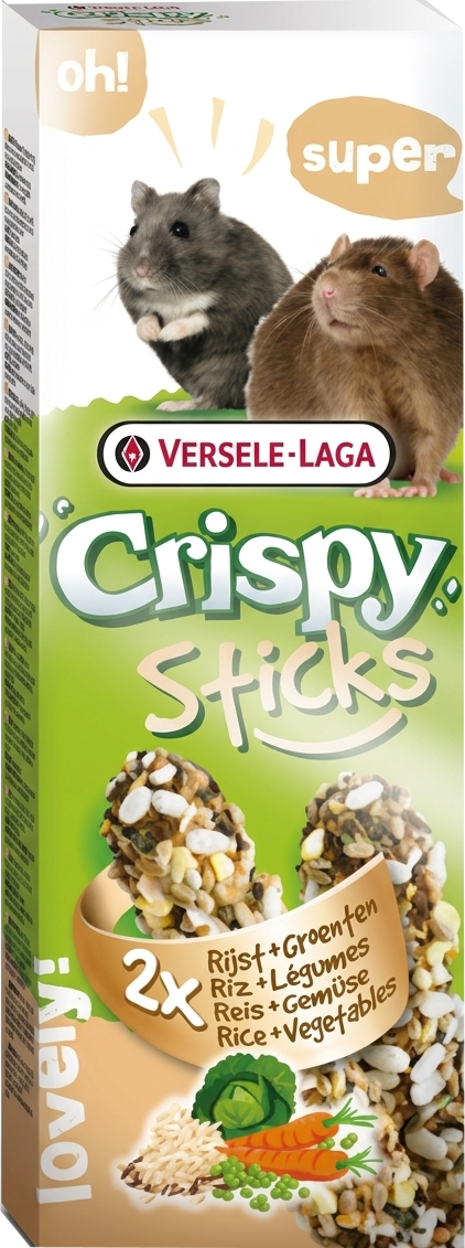 Лакомство для грызунов Versele-Laga Crispy Sticks / 462068 (110г)