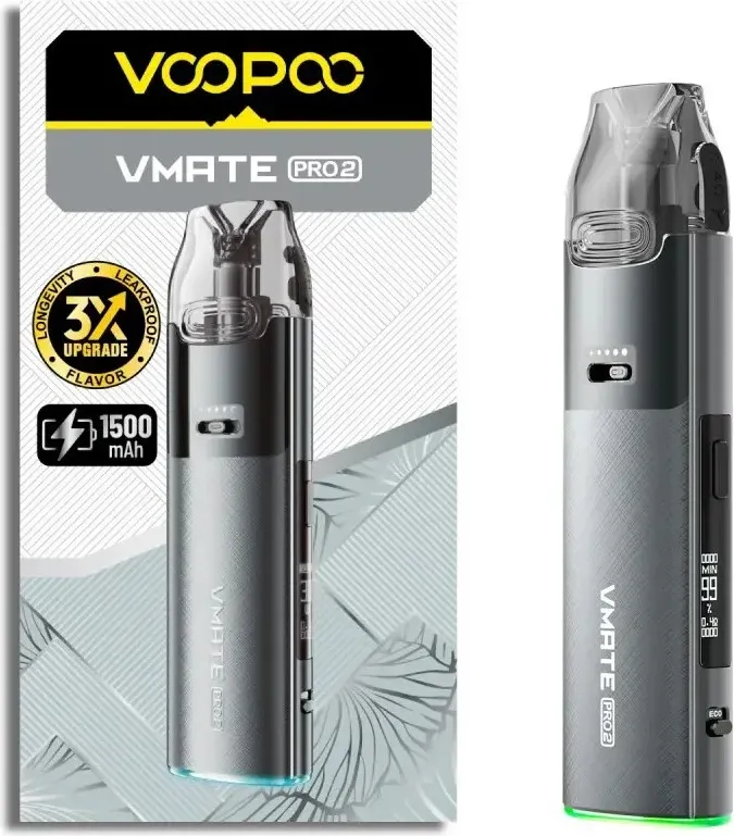 Электронный парогенератор VooPoo Vmate Pro 2 (Space Gray) — фото 2