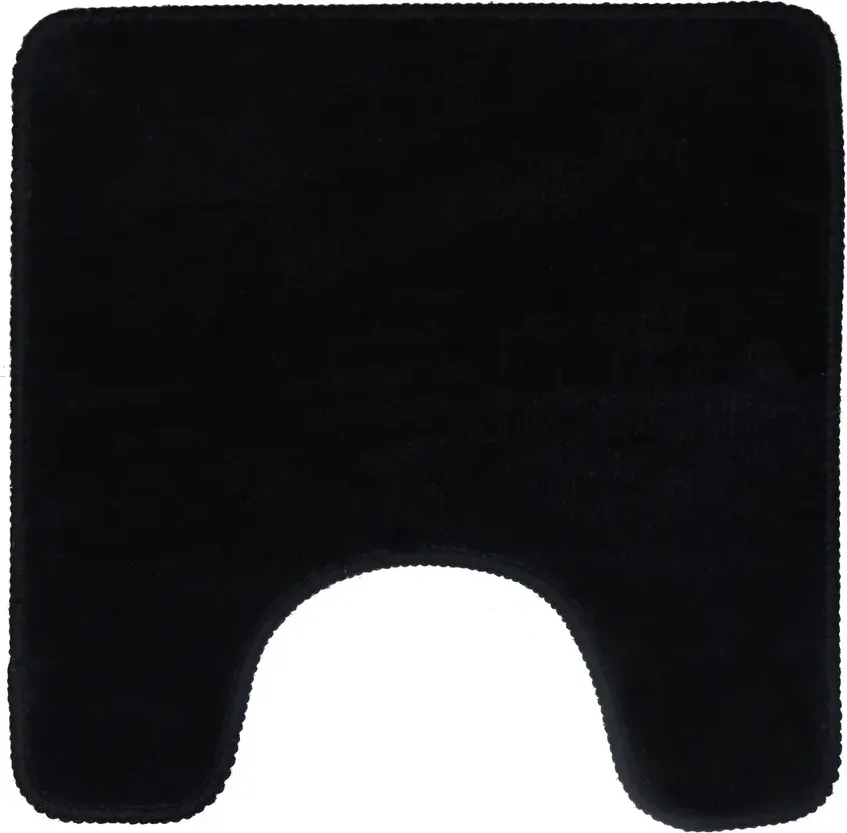 Коврик для туалета SWENSA Presto 45x45см / BSM-1411BLK-T (черный)