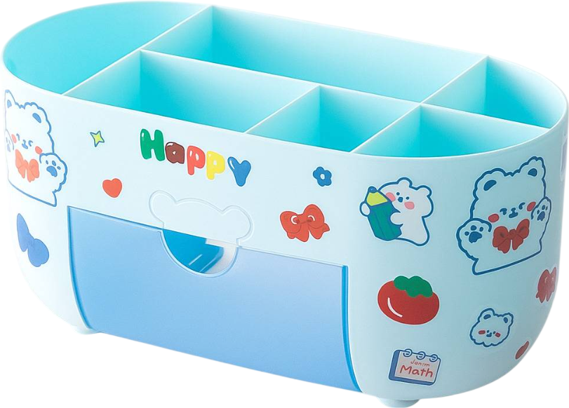 Органайзер настольный ILikeGift Happy friends 133-056 (голубой)