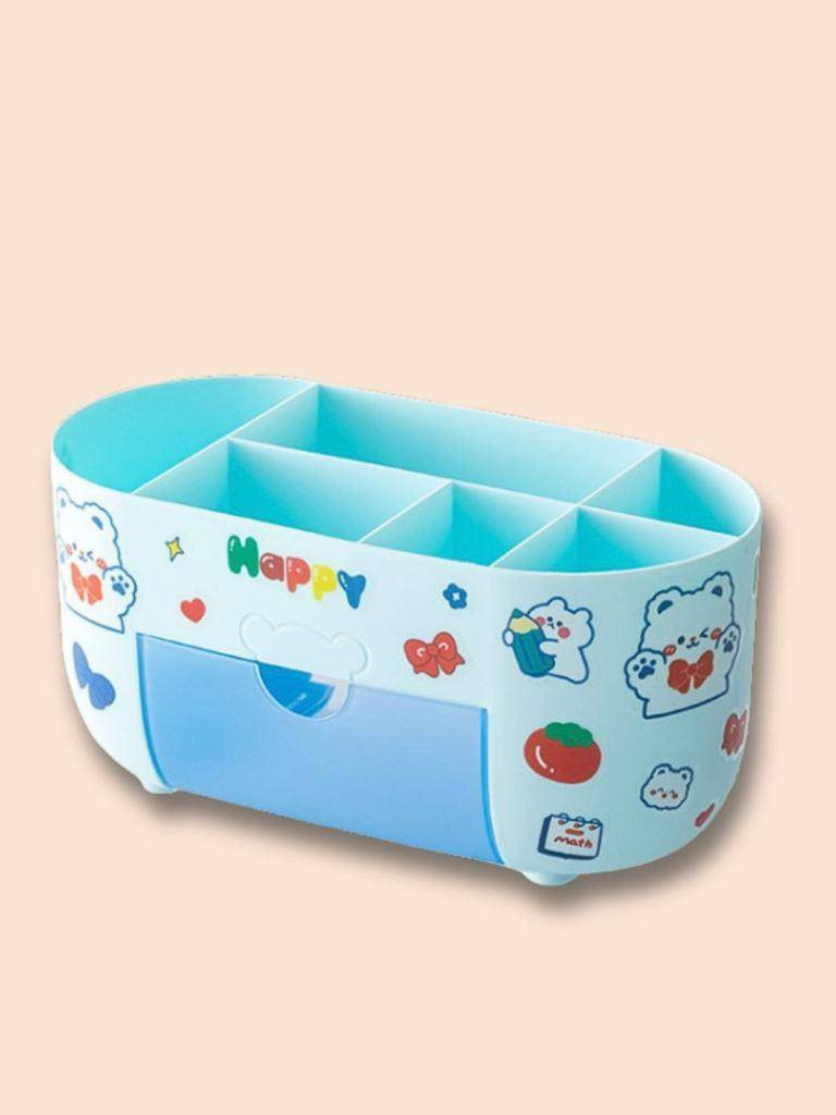 Органайзер настольный ILikeGift Happy friends 133-056 (голубой) — фото 2