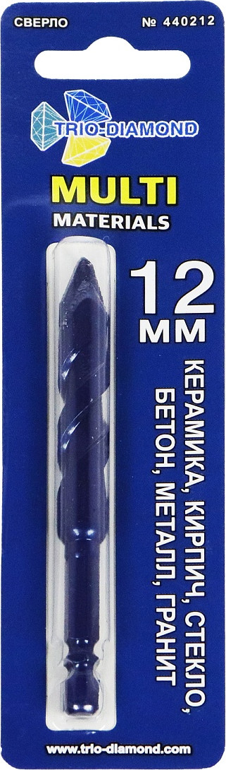 Сверло Trio Diamond Multi Materials 12мм / 440212 — фото 3