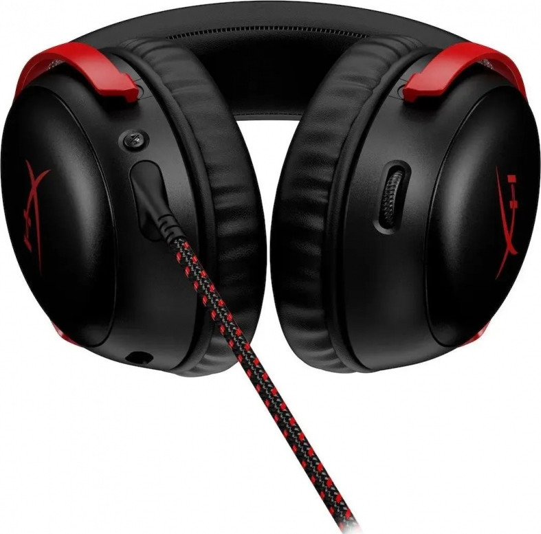 Наушники-гарнитура HyperX Cloud III / 727A9AA (черный/красный) — фото 4