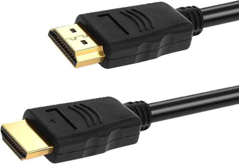Кабель RETIC 2HDMI1.4P-0.5M-G (0.5м, золотой)