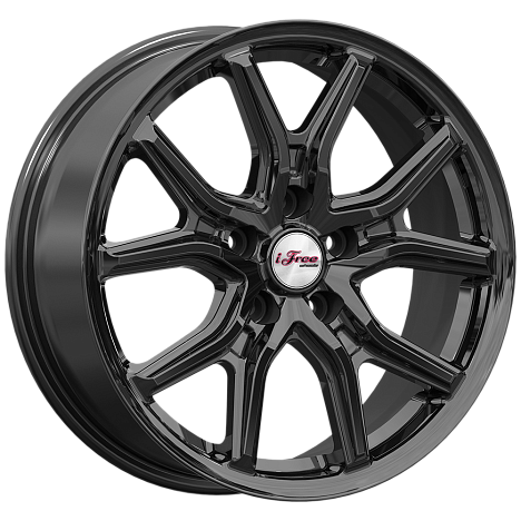Литой диск iFree Страйк 17x6.5" 5x112мм DIA 57.1мм ET 38мм BK