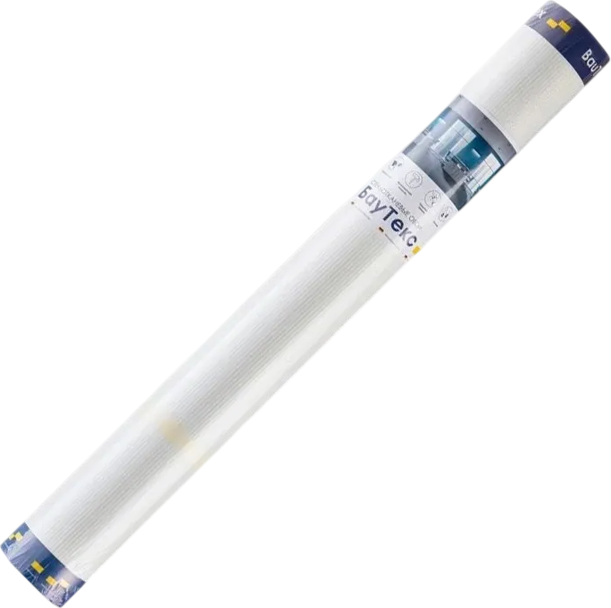 Стеклообои БауТекс Рогожка крупная W50 210г/м2 (1x25м) — фото 6