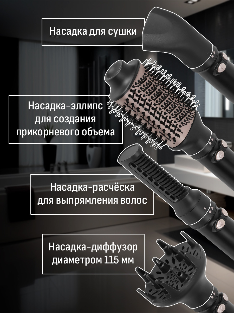 Фен-щетка Aresa AR-3241 — фото 6