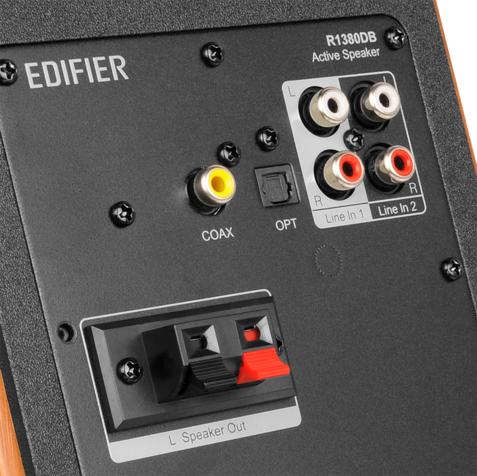 Мультимедиа акустика Edifier R1380DB (светлое дерево/черный) — фото 5