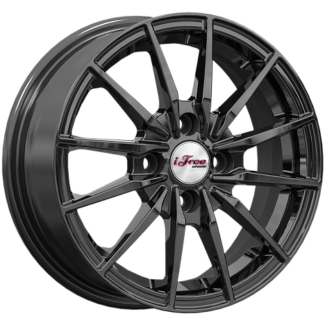 Литой диск iFree Финчер 14x5.5" 4x114.3мм DIA 67.1мм ET 44мм BK