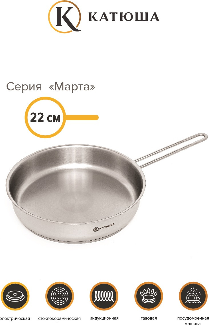 Сковорода КАТЮША Марта 130-220-0 — фото 5